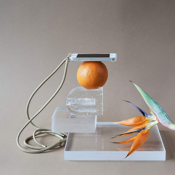 KNOK Handykette Kompatibel mit Apple iPhone 7/8 - Silikon Hülle mit Band - Handyhülle für Smartphone