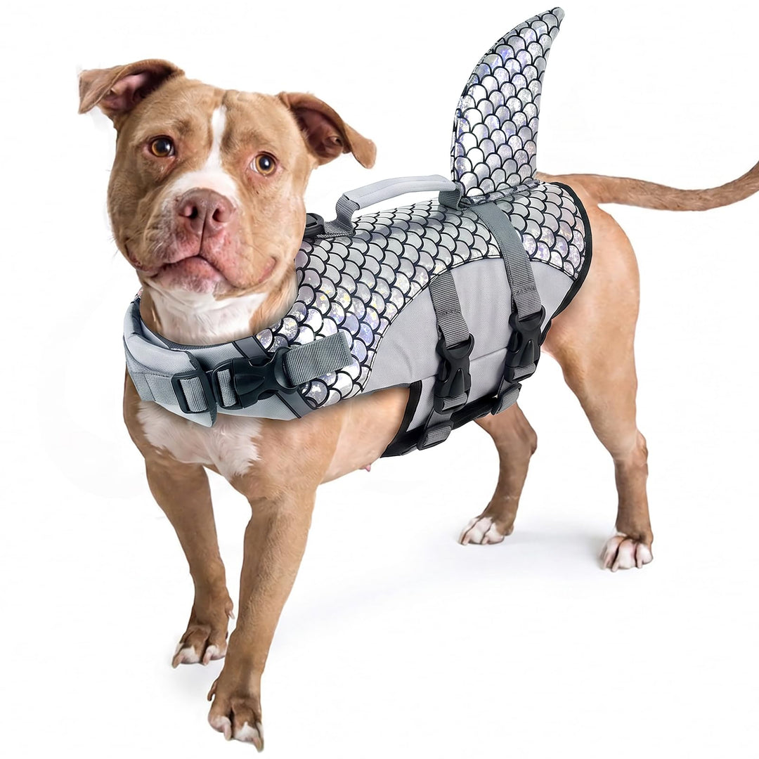 Schwimmwesten für Hunde, Rettungsweste Hunde Schwimmweste Schwimmtraining Hundelebensweste Ripstop F