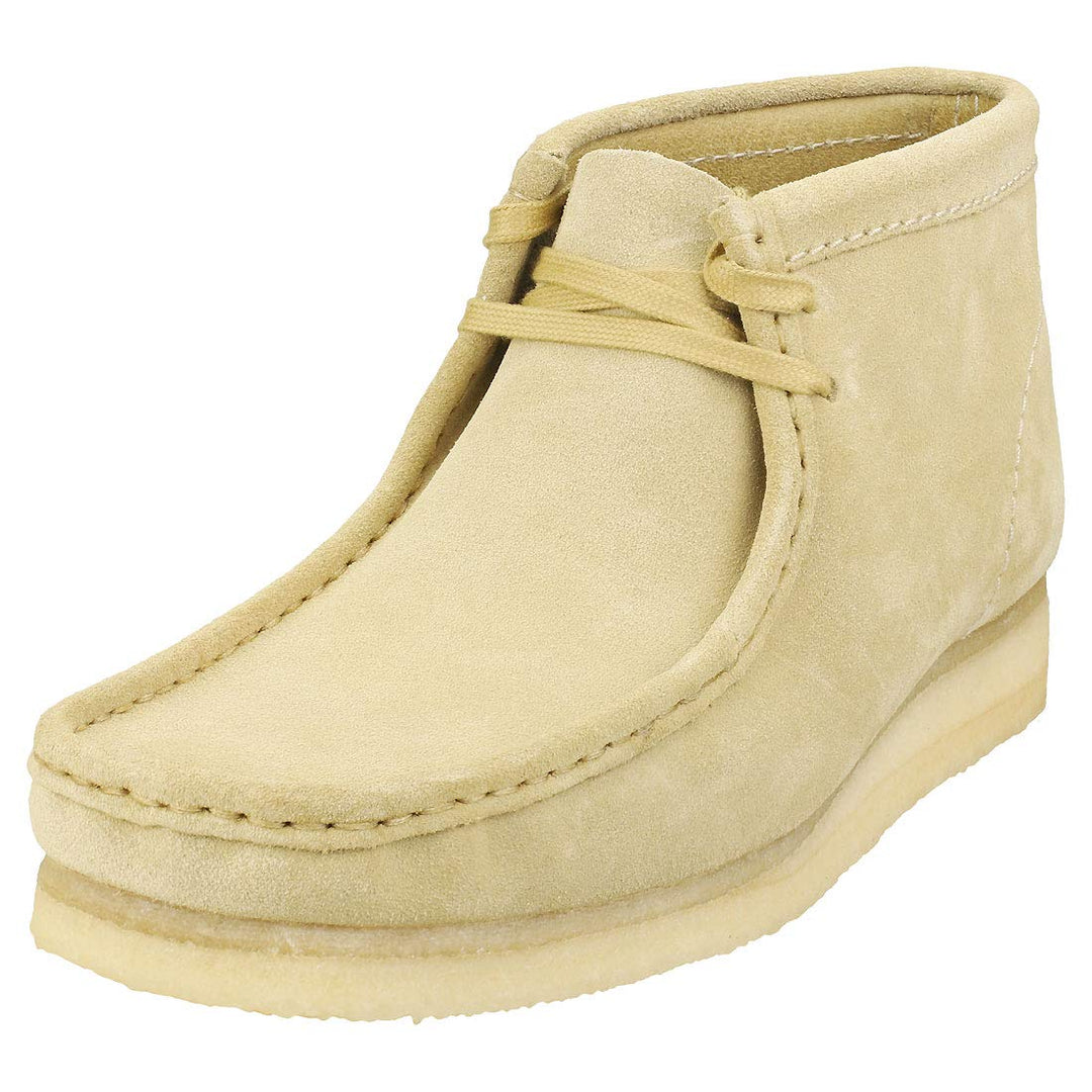 Clarks Originals Herren Stiefel Wallabee Boots 45 EU Maple, 45 EU Maple