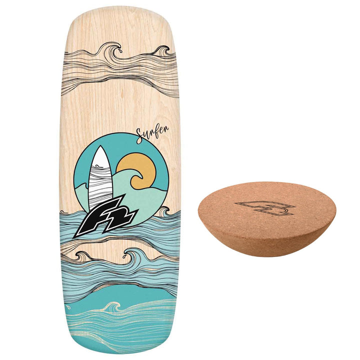F2 Marken Balance Board Set mit Korkrolle oder Halbkugel 14 Modelle wählbar Rutschfestes Board Balan
