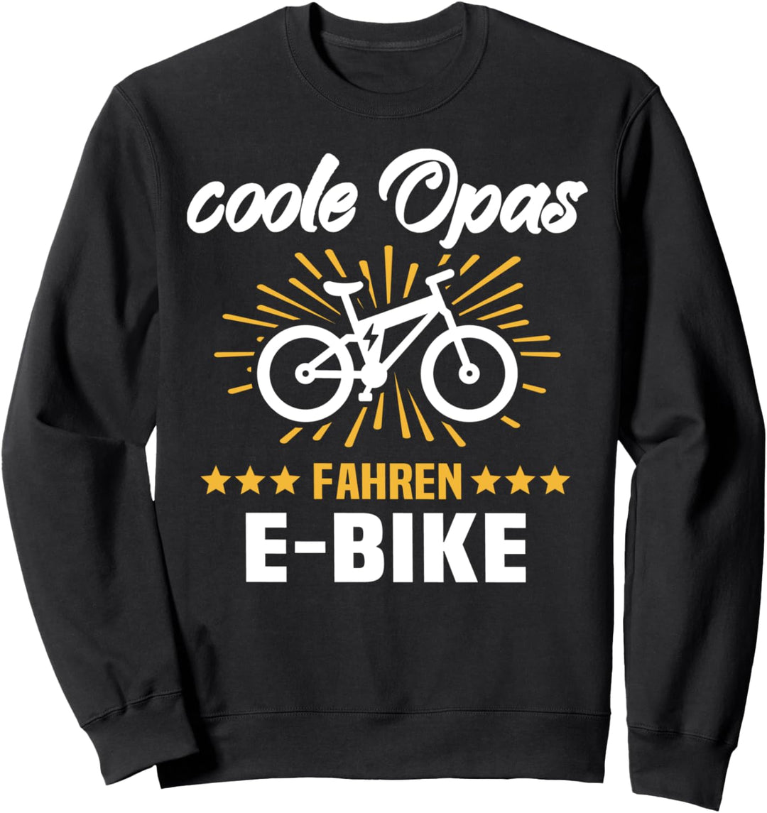 Ebike Opa Mountainbike Fahrrad Zubehör Ebiker Sweatshirt