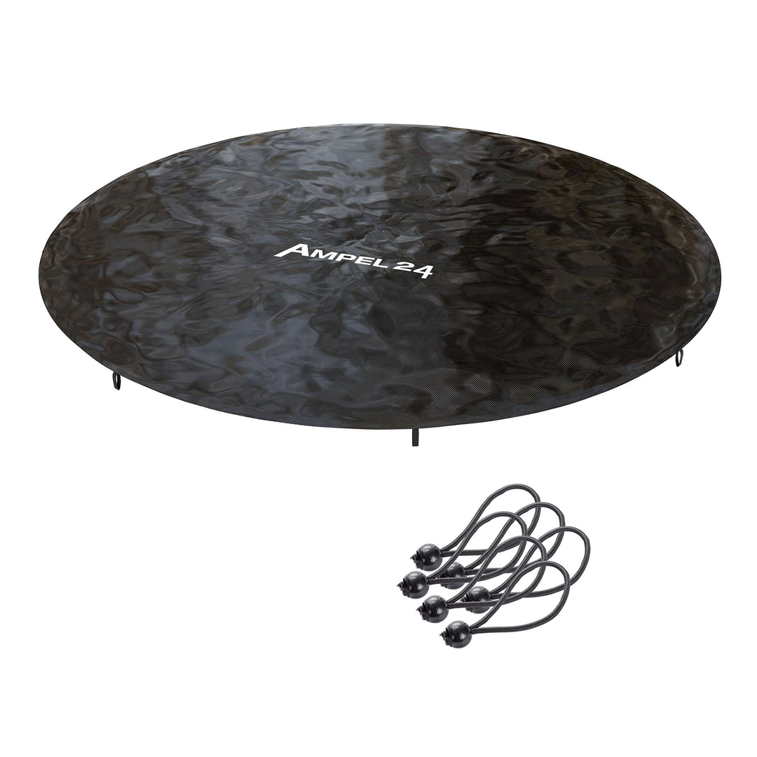 Ampel 24 Outdoor Trampolin Abdeckung 366 cm, Wetterschutzplane für Gartentrampolin mit Regenablauf,