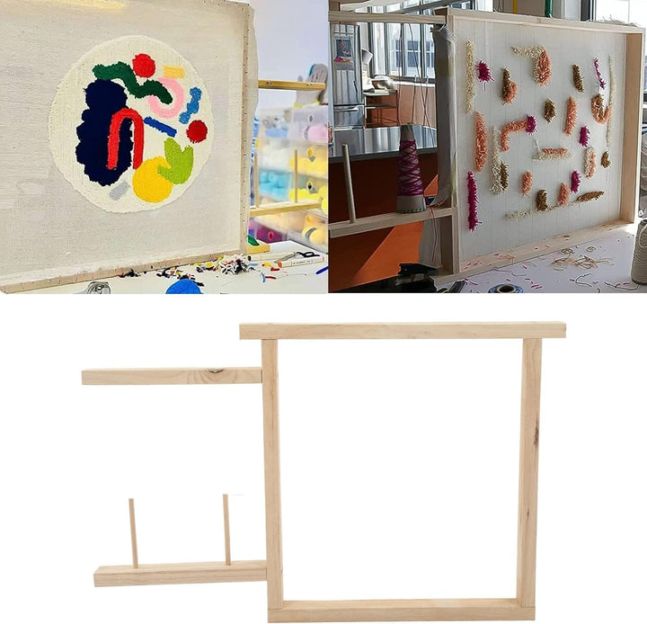 Tufting-Rahmen, DIY-Bastelrahmen, Holzteppich-Rahmen, Tufting-Zubehör, Hand-Quiltrahmen Zum Nähen vo