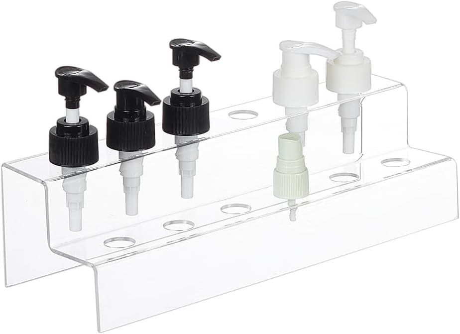 NBEADS 12-Fach 2 Etagen Weinflaschenstopper Display, Weinflaschenstopper-Halter aus Acryl 30.4x10x8.