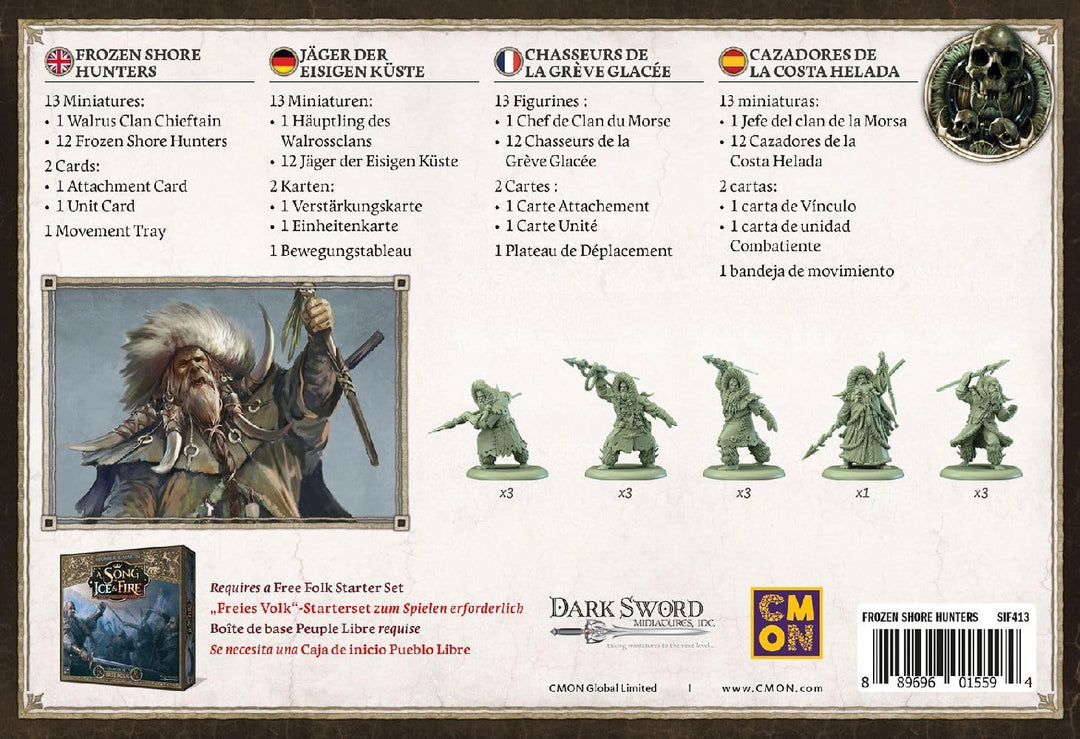 CMON | A Song of Ice &amp; Fire – Jäger der Eisigen Küste | Erweiterung | Tabletop | 2 Spieler | Ab 14+