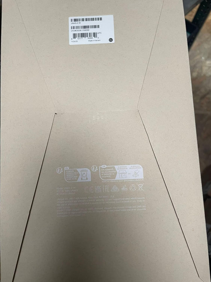 Ubiquiti NAS System UNAS-2 2 Einschübe 3.5" Weiss