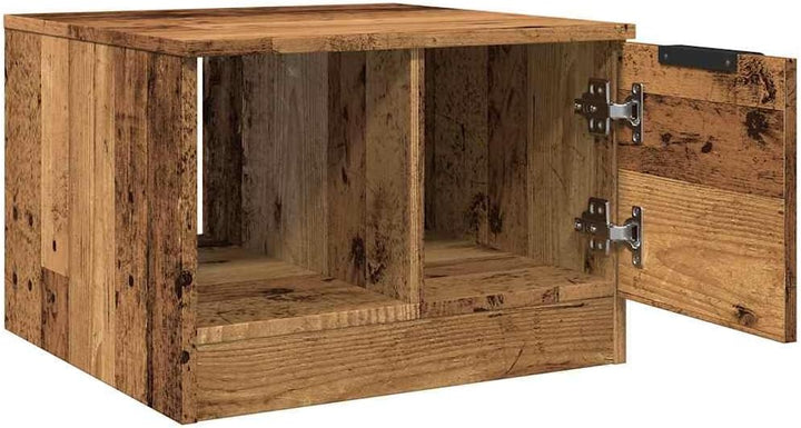 vidaXL Couchtisch Altholz-Optik 50x50x36 cm Holzwerkstoff, Beistelltisch, Wohnzimmertisch, Mitteltis