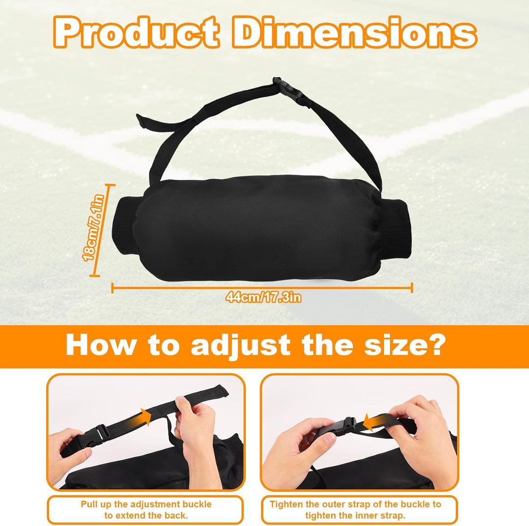 Fussball-Handwärmertasche, Winddichter Fussball-Handwärmer aus Polyester Praktisches Sportzubehör Ge