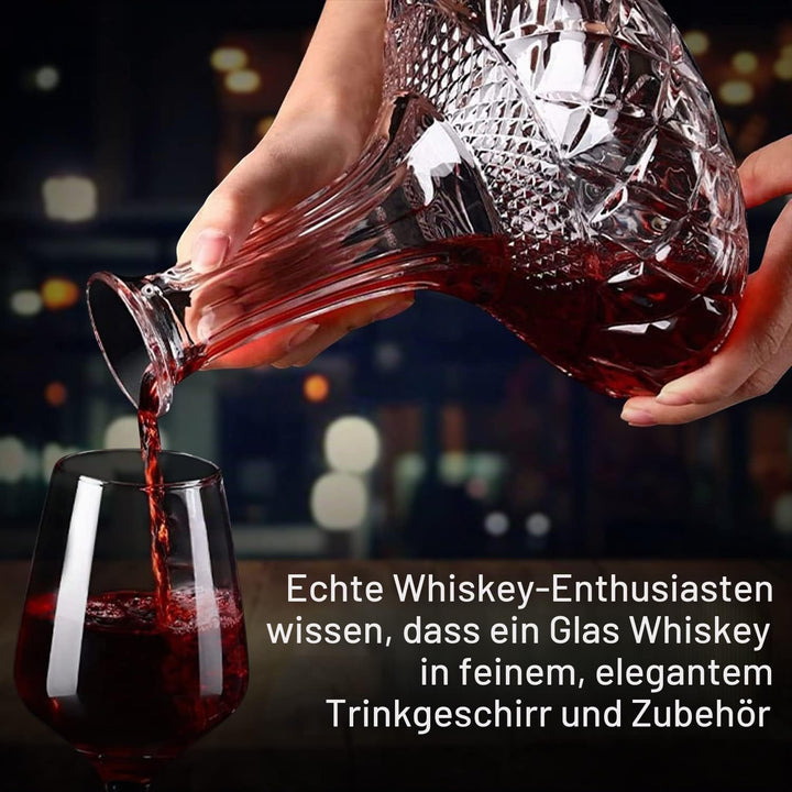 Paysky Wein Dekanter für Wein/Whiskey mit Stopfen, obere Regal-Kollektion, Dekanter mit Luxuriöser B
