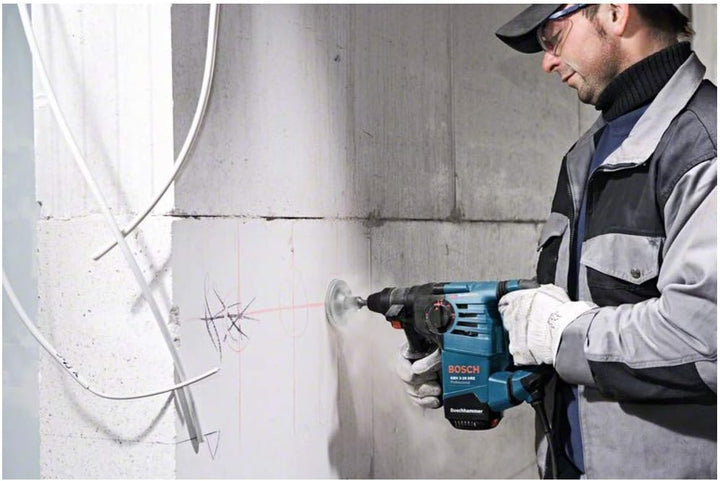 Bosch Professional Bohrhammer GBH 3-28 DRE (inkl. Zusatzhandgriff, Tiefenanschlag 210mm, Fetttube, M
