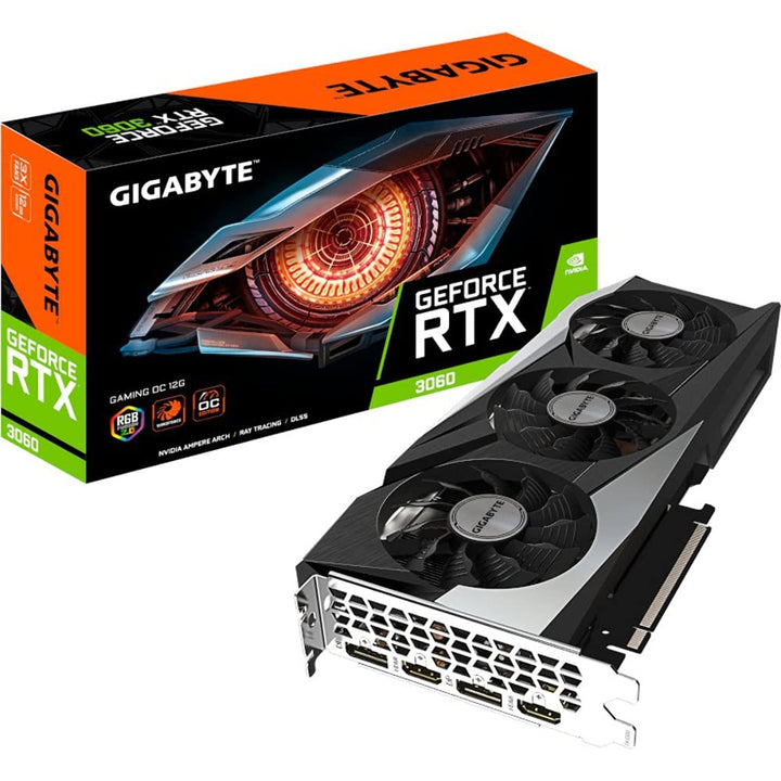 Gigabyte NVIDIA GeForce RTX 3060 GAMING OC V2 Graphics Card - 12GB GDDR6, 192-bit, PCI-E 4.0, 1837MH
