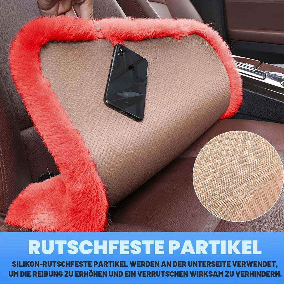 CGEAMDY 2 Stück Universal Autositzkissen, Auto Sitzauflage, Schutz Für Vordersitz Unten Einzelsitz O