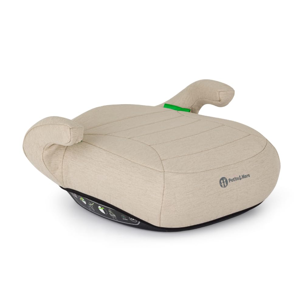 Petite&Mars ZUNO Sitzerhöhung Auto Kinder 125–150 cm (ECE R129) – Leicht & Kompakt, Ohne ISOFIX, Erg