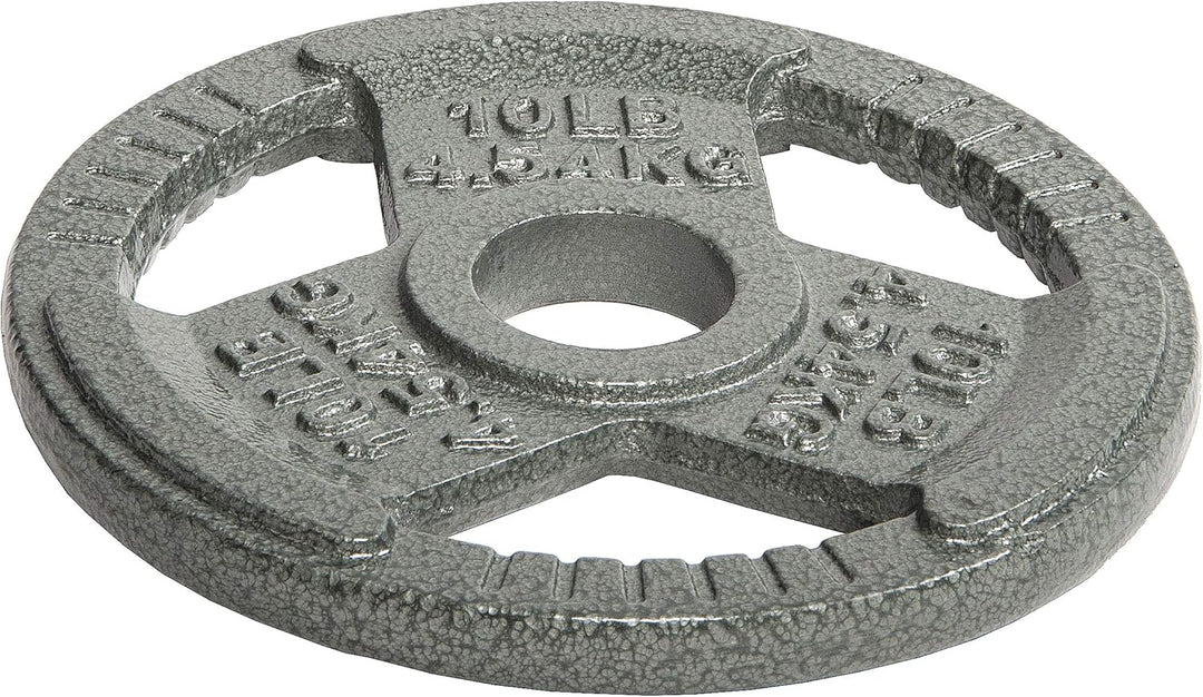 Fitvids 2,5 cm Standard-Hantelscheibe aus Gusseisen für Krafttraining & Gewichtheben, mehrere Grösse