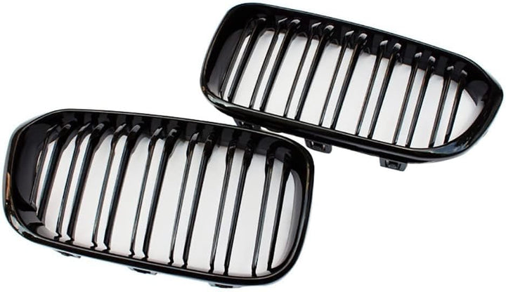 YIUBCZOQI F20 F21 Kühlergrill Passend für BMW 1er F20 F21 120i 118i 125i Nieren Schwarz 1er Kühlergr