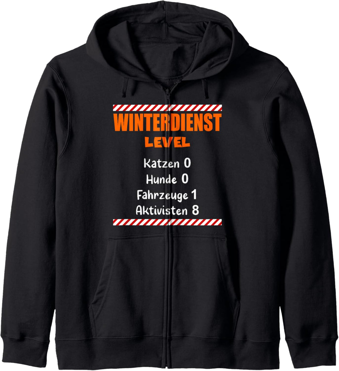 Winterdienst Schneeräumen Bauhof Schnee Streuen Räumen Kapuzenjacke