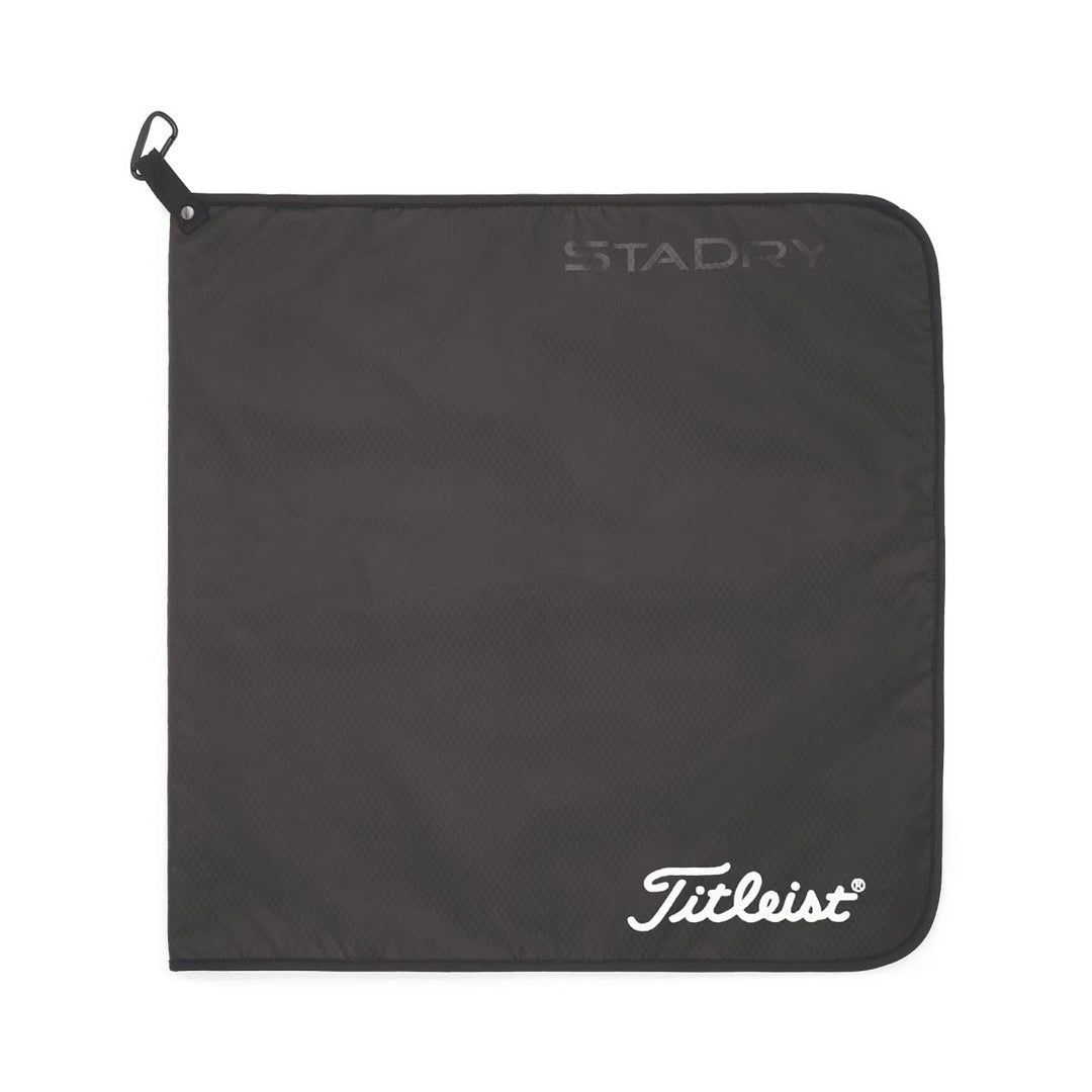 Titleist StaDry Performance Handtuch Schwarz, Schwarz