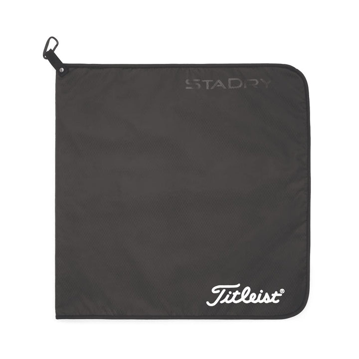 Titleist StaDry Performance Handtuch Schwarz, Schwarz