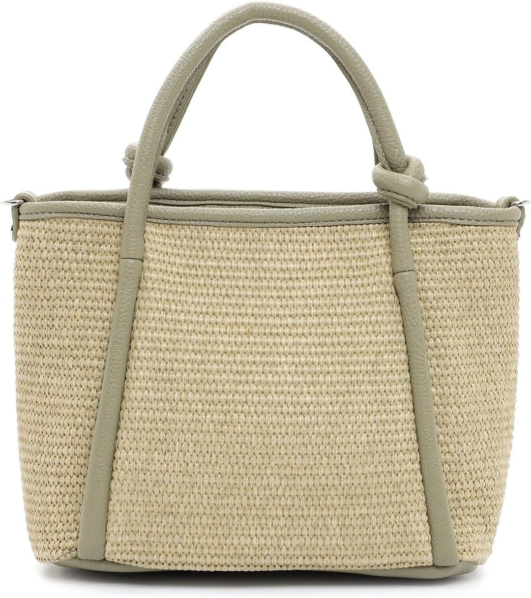 Tamaris Shopper Liv 32311 Damen Handtaschen Zweifarbig Einheitsgrösse Khaki, Einheitsgrösse Khaki