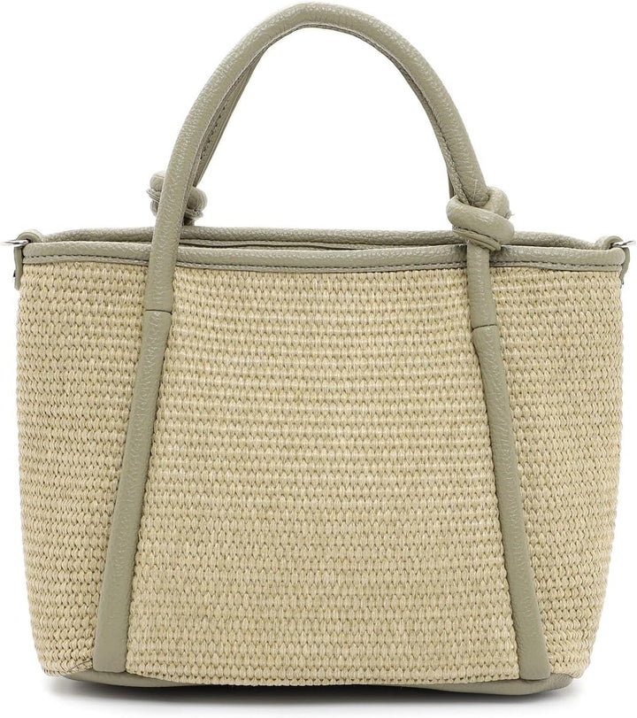 Tamaris Shopper Liv 32311 Damen Handtaschen Zweifarbig Einheitsgrösse Khaki, Einheitsgrösse Khaki