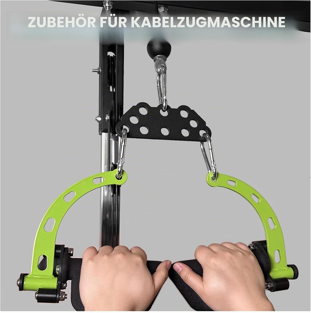 KORIKAHM Multi-Grip LAT Pull Down Bar für Home Gym Fitness, Spreizplatte LAT Pulldown Aufsätze für P