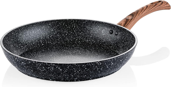 Westinghouse Wood Marble Bratpfanne 30cm, 3-lagige Marmor-Antihaftbeschichtung, aus geschmiedetem Al