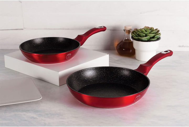 B BERLINGER HAUS BERLINGERHAUS PROFESSIONAL PRECISION Burgundy 2er-Set Bratpfannen Induktion 22-26 c