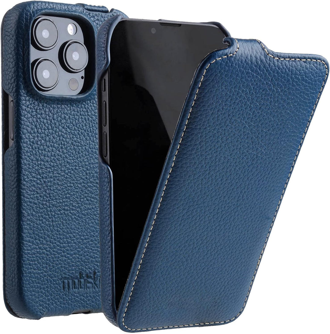 Mobiskin Hülle passend für Apple iPhone 14 PRO MAX (6,7 Zoll), Handyhülle mit beschichtetem Leder, C