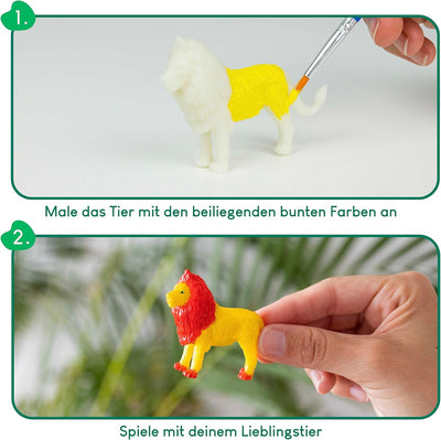 Dschungel Mitgebsel Kindergeburtstag, Malset 16 Stück | Mitbringsel Kindergeburtstag Gastgeschenke,