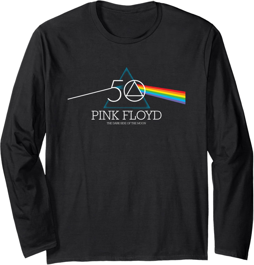 Das Prisma zum 50-jährigen Jubiläum von Pink Floyd Die dunkle Seite des Mondes Langarmshirt