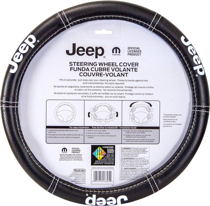 Plasticolor Jeep Deluxe Lenkradbezug für PKW, LKW & SUV 006695R01