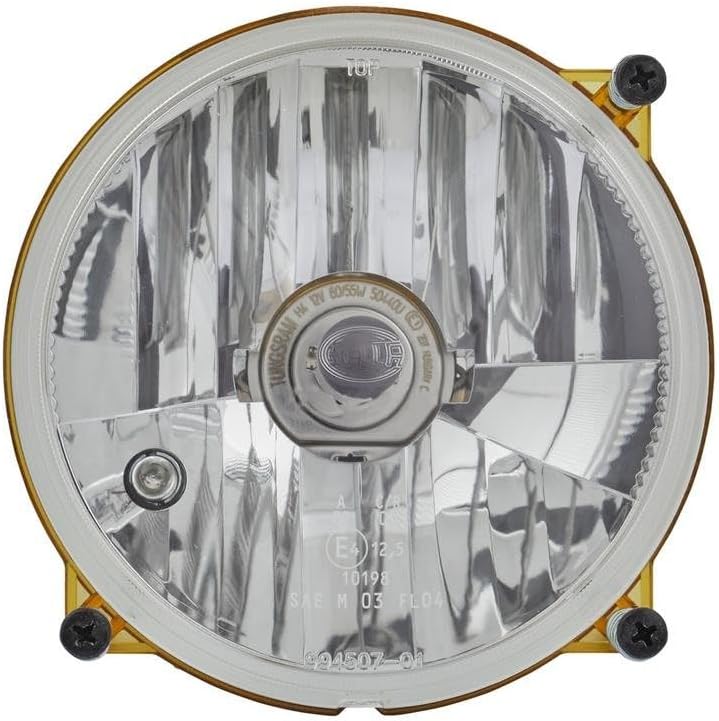 HELLA - Halogen/FF-Hauptscheinwerfer - M133 - 12V - rund - Referenzzahl: 12.5 - Einbau - glasklare S