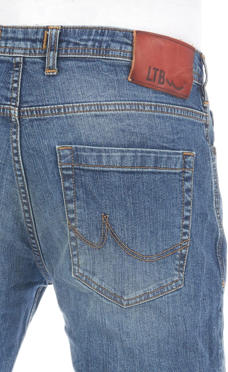 LTB Herren Jeans Hose PaulX Straight Fit Jeanshose Basic Baumwolle Denim Stretch Blau Schwarz w28 w2