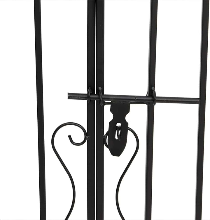 vidaXL Gartentor, Tor für Garten Terrasse, Zauntor mit Bolzenverriegelung, Eisentor Metalltor Aussen