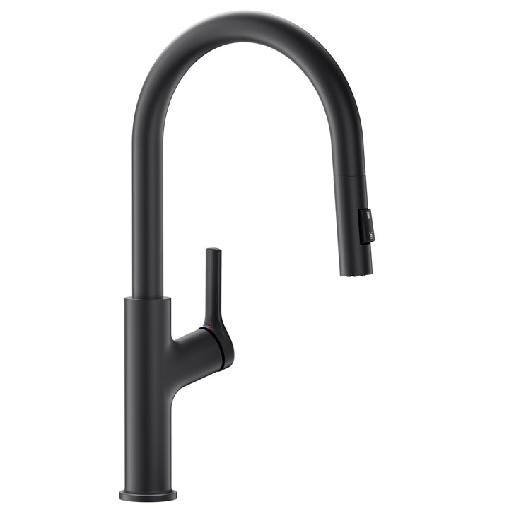 CECIPA Wasserhahn Küche Ausziehbar, Zinklegierung Küchenarmatur mit Brause Zwei Wasserstrahlarten, H