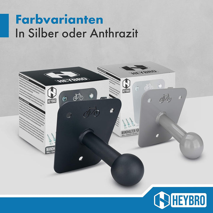 HEYBRO® Universal Wandhalterung für Fahrradträger - inklusive Befestigungsmaterial - optimale und st