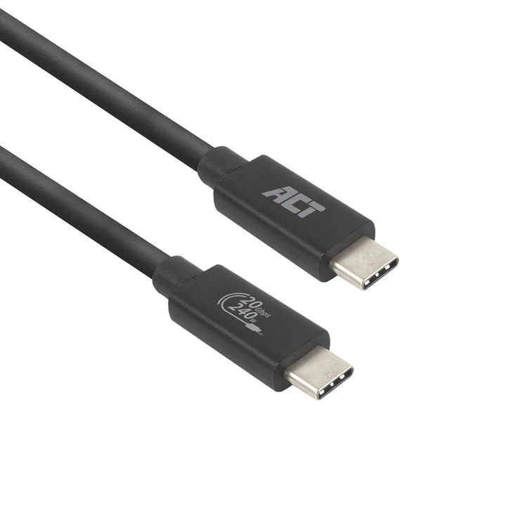 ACT USB 4 Type C, Thunderbolt 3, 20Gbps USB C Video Kabel, 4K@60Hz Video für Monitor, EPR 240W Laden