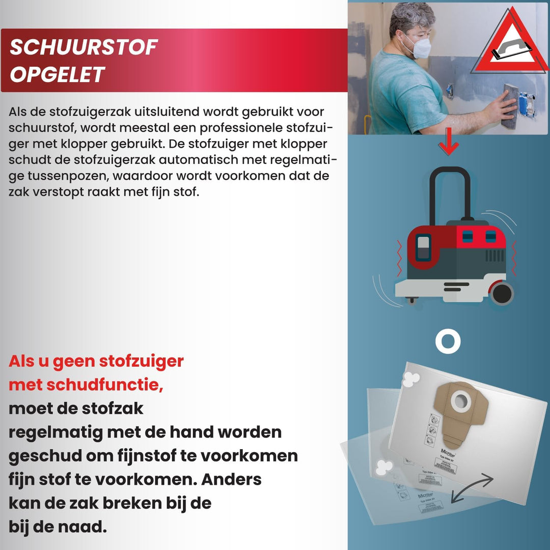 McFilter | 10 Staubsaugerbeutel 20l kompatibel mit ALLEN Einhell Staubsauger, geeignet für Einhell T