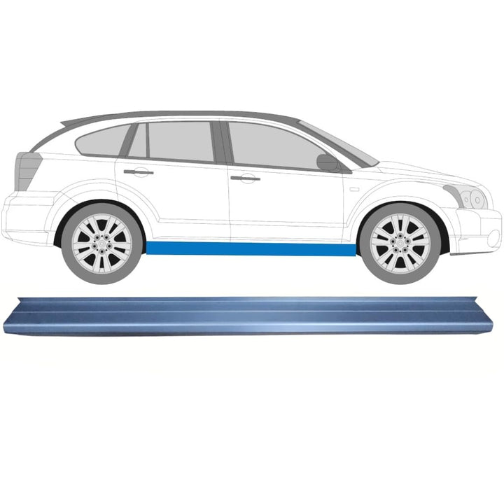 Reparaturblech unterer Schweller für Dodge Caliber 2006-2013 / Links = Rechts