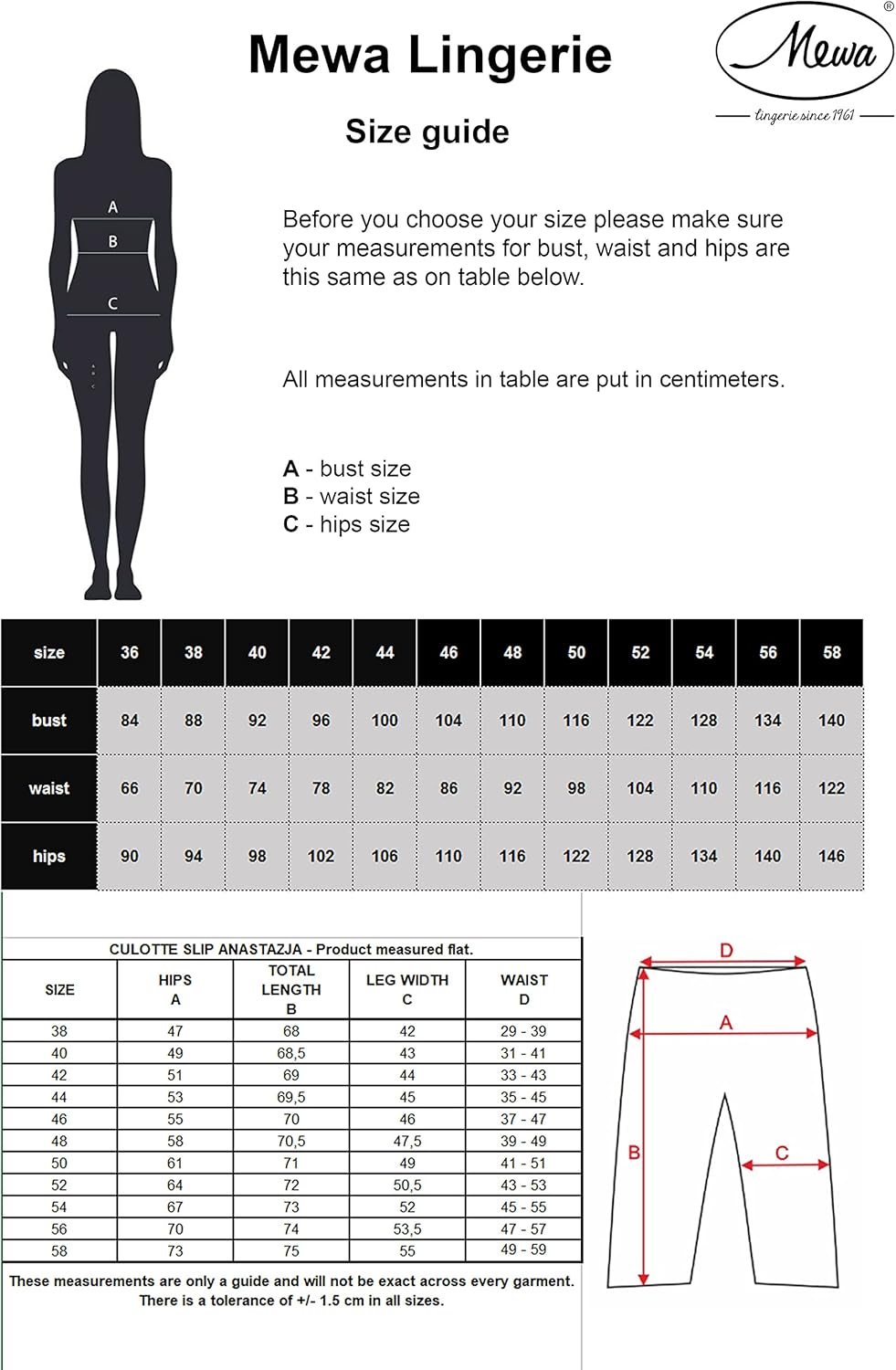 Mewa Glatter Kurze Hose ANASTAZJA, Kurze Hose mit einem Breiten Hosenbeine, Halbküchen für Damen, Un