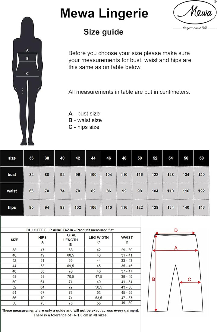 Mewa Glatter Kurze Hose ANASTAZJA, Kurze Hose mit einem Breiten Hosenbeine, Halbküchen für Damen, Un