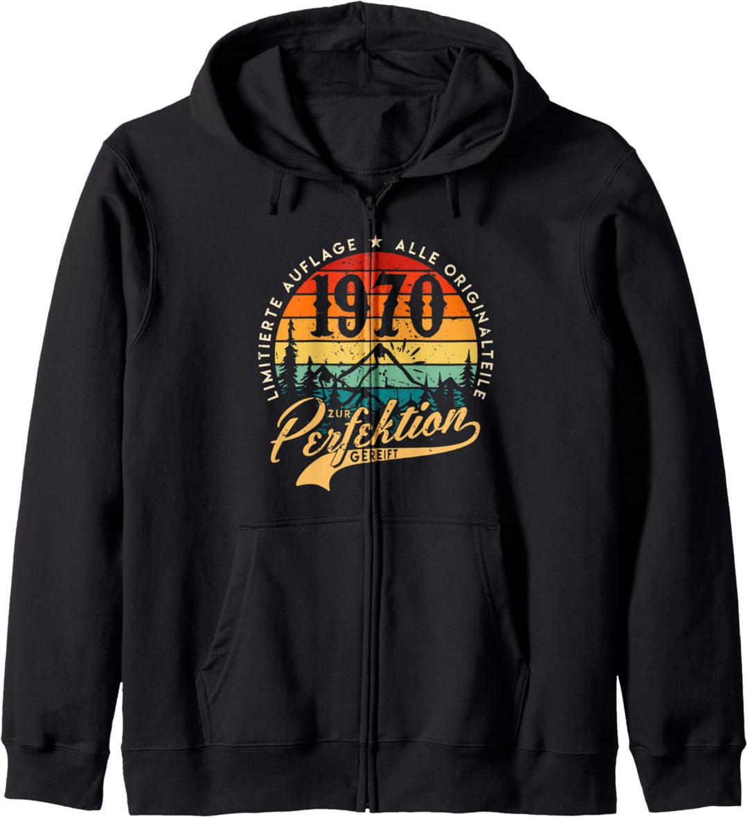 50. Geburtstag Geschenk Vintage 1970 50 Jahre Männer Frauen Kapuzenjacke