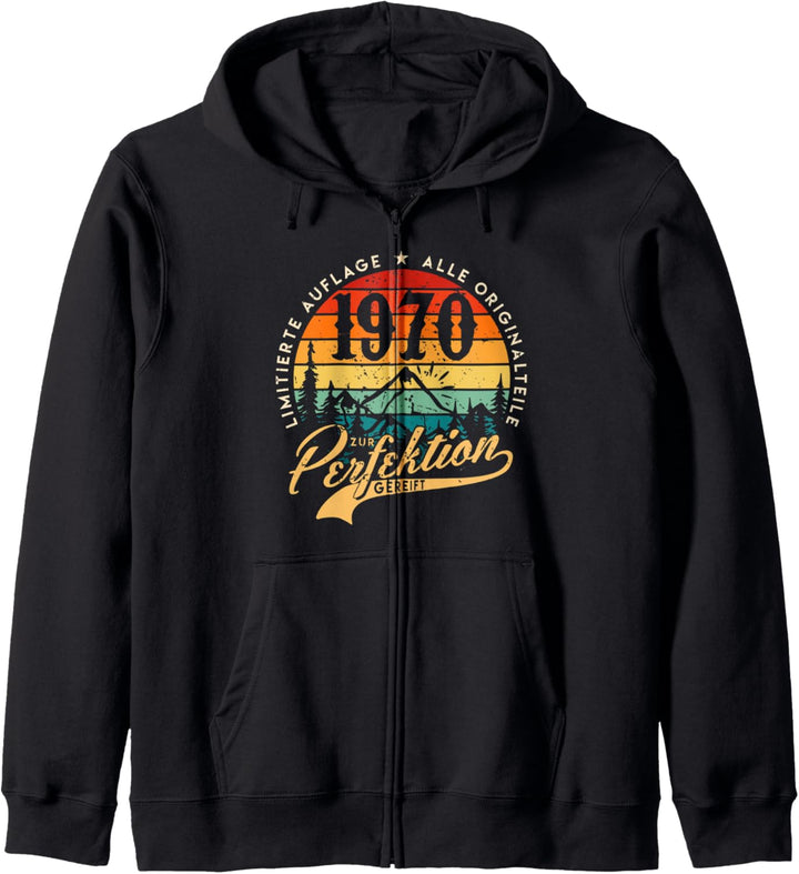 50. Geburtstag Geschenk Vintage 1970 50 Jahre Männer Frauen Kapuzenjacke