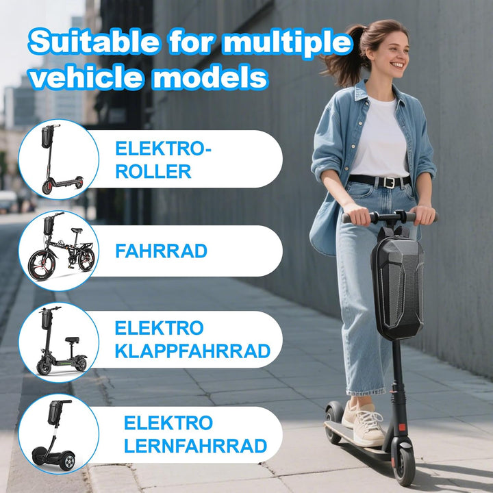 Giabuao 4L E Scooter Tasche für Roller, wasserdichte Rollertasche mit Schnellverschluss,Front Tube B