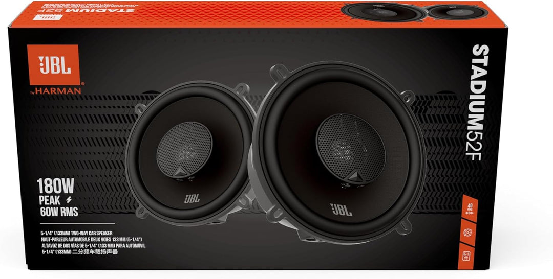 JBL Stadium 52F Koaxialer Stereo Auto Lautsprecher Set von Harman Kardon - 1 Paar 240 Watt KFZ Car H