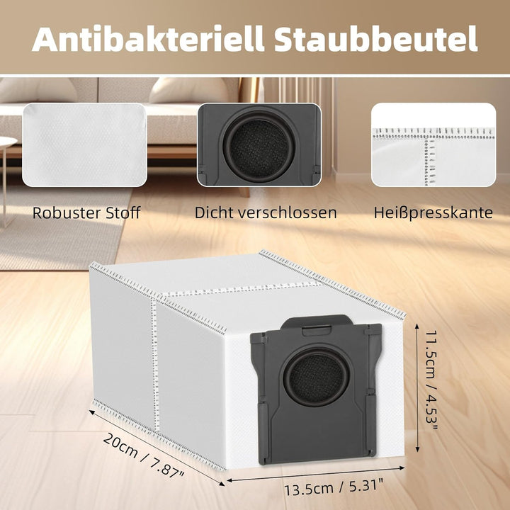 20 Stück Zubehör für Dreame X40 Ultra Complete/X40 Master/L40 Ultra/L10s Ultra Gen 3/Mova P50 Pro Ul