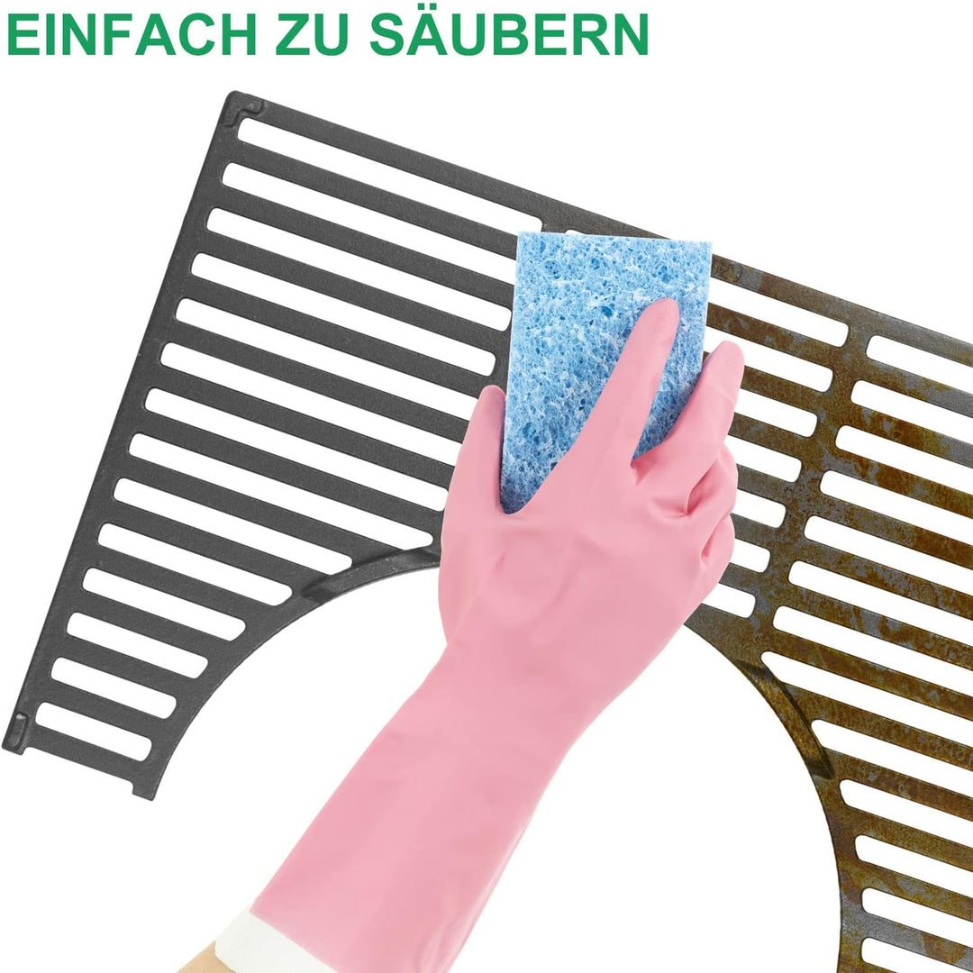 WELL GRILL 44,5cm Gusseisen Grillrost mit Rund Eingebauter Zubehör für Weber Spirit I & II E/S 310 3