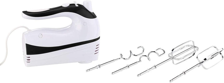Rosenstein & Söhne Handmixer: Handrührer mit 5 Geschwindigkeiten & Turbo, 4 Haken, bis 500 Watt (Rüh