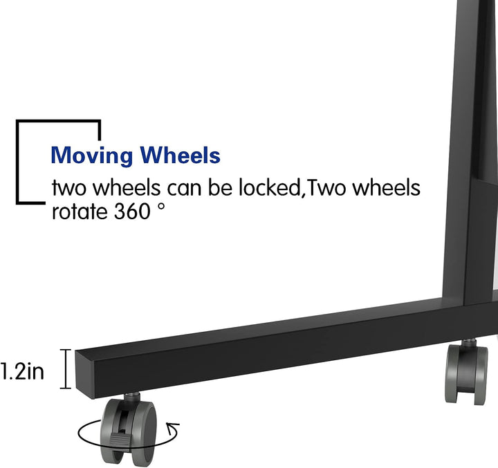 sogesfurniture höhenverstellbar Laptoptisch Computertisch mit Tablet Steckplatz, 80 * 40cm PC Tisch