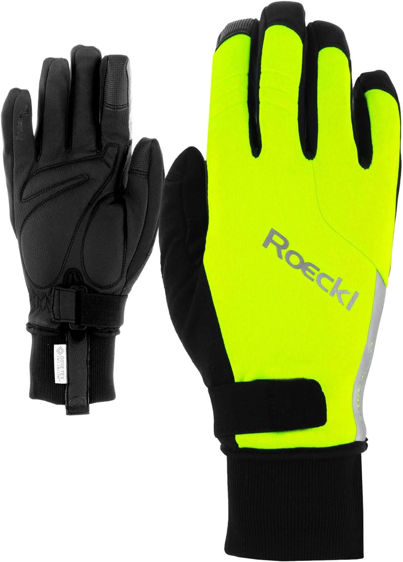 Roeckl Villach 2 Winter Fahrrad Handschuhe lang Fluo gelb 2023 Gelb 10.5, Gelb 10.5